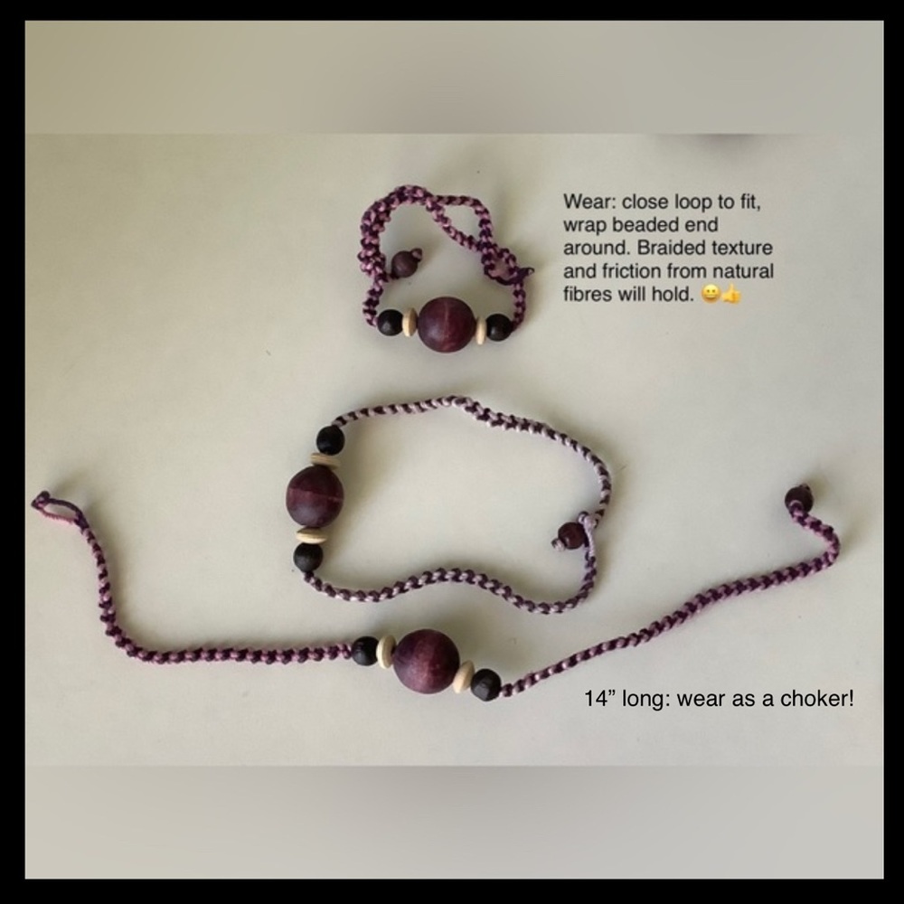 NEW Handmade Braided Wrap Bracelets-Chokers